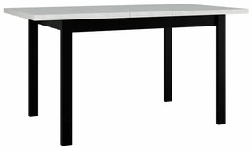 Τραπέζι Victorville 125, Μαύρο, Sonoma οξιά, 76x80x120cm, 30 kg, Επιμήκυνση, Πλαστικοποιημένη μοριοσανίδα, Ξύλο, Μερικώς συναρμολογημένο, Ξύλο: Οξιά