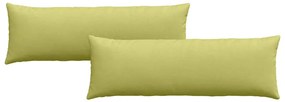 vidaXL Μαξιλάρι Καναπέ 2 pcs Ανοιχτό Πράσινο 120 x 40 cm ύφασμα