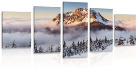 Εικόνα 5 μερών Rozsutec με πάπλωμα χιονιού - 200x100