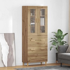 vidaXL Highboard Artisan Oak 69,5 x 34 x 180 εκ.