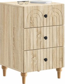 vidaXL Κομοδίνο Sonoma Δρυς 43x 41 x 66,5 εκ Επεξεργασμένο Ξύλο