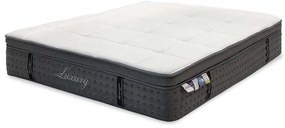 Στρώμα Luxury Pocket Spring Gel 100-000011 34-36cm 150x200cm Anthracite-White Διπλό Foam