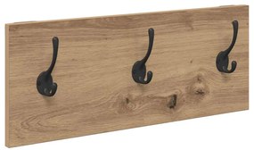 vidaXL Σετ επίπλων χωλ με συρτάρι 4 pcs Μαύρη δρυς 90 x 31 x 46.5 εκ