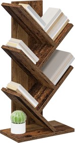vidaXL Ράφι Δέντρου 4-Επιπέδων 30 x 18 x 60 εκ Επεξεργασμένο Ξύλο