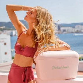 Ψυκτική τσάντα Polarbox Pop, 20 λίτρα, πολυστυρόλ AIRPOP, 5-15 °C έως 24 ώρες, Πράσινο/Μωβ