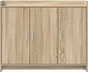 vidaXL Πλαϊνό γραφείο Sonoma Δρυς 98,5 x 33 x 80 εκ Επεξεργασμένο Ξύλο