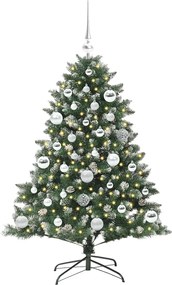 vidaXL Τεχνητό Χριστουγεννιάτικο Δέντρο με 150 LED Πράσινο 120 cm