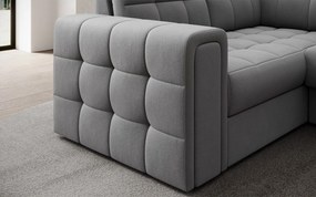 Γωνιακός καναπές Bale U-Gkri Skouro-Δεξιά