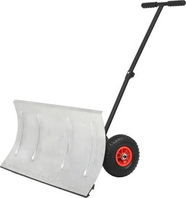 vidaXL Φτυάρι Χιονιού με Ρόδες 100 x 44 εκ.