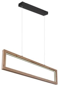 Κρεμαστό Φωτιστικό Οροφής LED 24W Σκούρο Καφέ-Μαύρο Mandera 67287H Globo Lighting-67287H-Σκ. καφέ 67287H