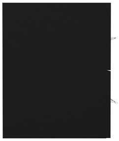 vidaXL Ντουλάπι Νιπτήρα Μαύρο 41 x 38,5 x 48 εκ. από Επεξ. Ξύλο