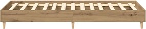 vidaXL Πλαίσιο κρεβατιού χωρίς στρώμα Artisan Oak 90x200 cm