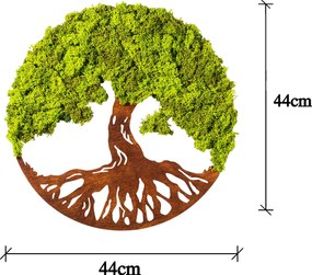 Decorative Wall Accessory Tree Of Life 3 Green