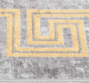 vidaXL Χαλί Πλενόμενο Γκρι 120 x 180 εκ.