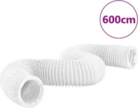 vidaXL Αγωγός Εξαερισμού 6 μ. Ø20 εκ. από PVC
