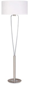 Φωτιστικό Δαπέδου Paris II 160x50cm Nickel Mat 400200107 Trio Lighting Μέταλλο,Ύφασμα