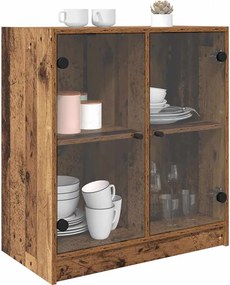 vidaXL Βοηθητικό ντουλάπι Παλιό Ξύλο 68 x 37 x 75,5 εκ