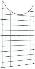 vidaXL Σετ φράχτη για λιμνούλες 8 pcs Πράσινο 50 x 80 cm Ατσάλι