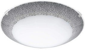 Φωτιστικό Οροφής Magitta 1 95668 White-Black Eglo Metal, Glass
