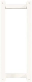 vidaXL Πετσετοκρεμάστρα Λευκή 23x18x60 εκ. από Μασίφ Ξύλο Πεύκου