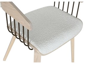 Καρέκλα Τραπεζαρίας Home ESPRIT Λευκό πολυεστέρας Ξύλο 51 x 55 x 76,5 cm