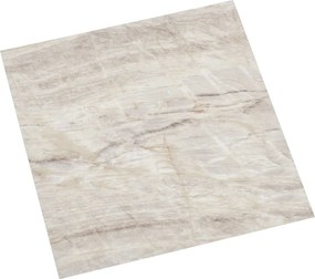 vidaXL Πλάκες Δαπέδου 55 pcs Μπεζ 5,11 τ.μ. PVC