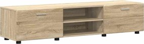 vidaXL Σετ επίπλου τηλεόρασης με συρτάρι FLORIN 3 pcs Δρύς Sonoma