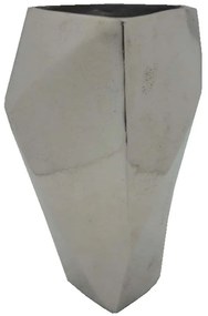 Βάζο Douma 029006 21x17x36cm Nickel Αλουμίνιο