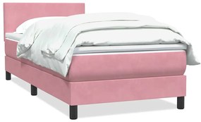 ΚΡΕΒΑΤΙ BOXSPRING ΜΕ ΣΤΡΩΜΑ ΡΟΖ 90X220 ΕΚ. ΒΕΛΟΥΔΙΝΟ 3316052