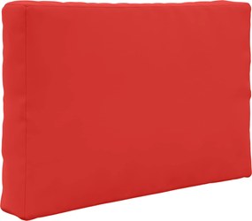 vidaXL Μαξιλάρι Καναπέ Εξωτερικού Χώρου 2 pcs Κόκκινο Πολυεστέρας