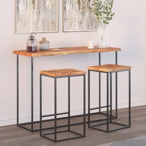 vidaXL Επιφάνεια Τραπεζιού Ορθογώνια 140x40x2,5 εκ. Μασίφ Ξύλο Ακακίας