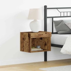 Σετ επίπλου τηλεόρασης 2 pcs Παλιό Ξύλο 40 x 30 x 30 εκ