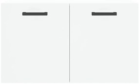 vidaXL Ντουλάπι Τοίχου Λευκό 60 x 36,5 x 35 εκ. από Επεξεργασμένο Ξύλο