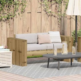 vidaXL Σαλονάκι Κήπου 2 Θέσεων  134x60x62 εκ. από επεξεργασμένο ξύλο πεύκου