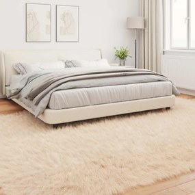 vidaXL Χαλί από τεχνητό πρόβειο δέρμα TAFALLA Μπεζ 200 x 280 εκ.