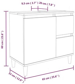 ΝΤΟΥΛΑΠΙ ΜΠΑΝΙΟΥ ΛΕΥΚΟ 65 X 33 X 60 ΕΚ. ΑΠΟ ΕΠΕΞΕΡΓΑΣΜΕΝΟ ΞΥΛΟ 819820