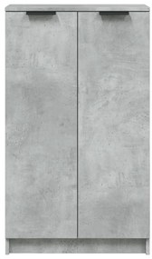 vidaXL Παπουτσοθήκη Γκρι Σκυροδέματος 59x35x100,5 εκ. Επεξεργασμένο Ξύλο