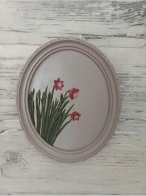 Stewehome οβάλ διακοσμητικό τοίχου από πέτρα 21x17 cm