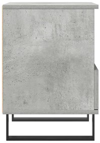 vidaXL Κομοδίνο Γκρι Σκυροδέματος 40 x 35 x 50 εκ. από Επεξεργ. Ξύλο