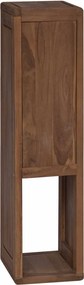 vidaXL Ντουλάπι Πλευρικό Μπάνιου Φυσικό 25 x 25 x 100 cm