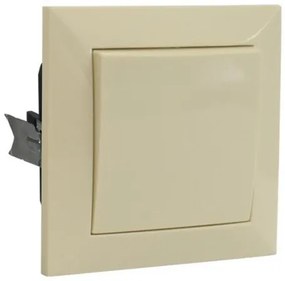 Διακόπτης Μεσαίος Αλέ Ρετούρ 10A Πλήρης Lumen-15-0402-Μπεζ 15-0402