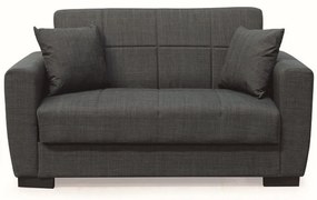 Καναπές-Κρεβάτι Διθέσιος Anima 40.0306 150x80x75/125x100cm Dark Grey