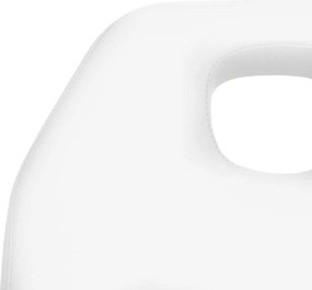 vidaXL Κρεβάτι - Πολυθρόνα Αισθητικής Λευκό 180 x 62 x (87-112) εκ.