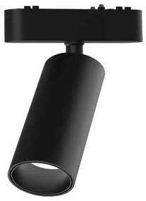 Σποτ Φωτιστικό Ράγας COB Led 20W 40VDC 15 Μοίρες Dimmer 3000K Lumen-22-242015100-Μαύρο 22-242015100