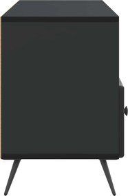 vidaXL Ντουλάπι TV 102 x 34,5 x 50 cm Μαύρο Επεξεργασμένο Ξύλο