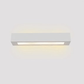 Inlight Επιτοίχιο φωτιστικό λευκό από γύψο 2xE14 D:45cm (43049-A-White)