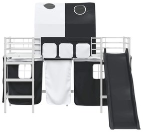 vidaXL Λευκό και Μαύρο 99,5 x 190 εκ.