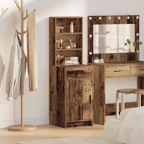 vidaXL Highboard Παλιό ξύλο 41 x 40 x 135 εκ Επεξεργασμένο Ξύλο