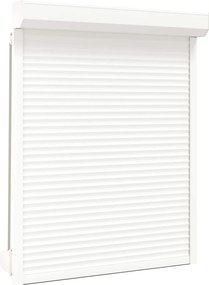 vidaXL Ρολό εισόδου Λευκός 120 x 150 cm Αλουμίνιο και Πολυουρεθάνη