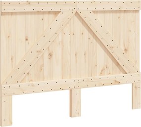 vidaXL Κεφαλάρι 140 x 104 εκ. από Μασίφ Ξύλο Πεύκου